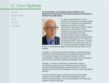 Tablet Screenshot of drdavidgutman.com